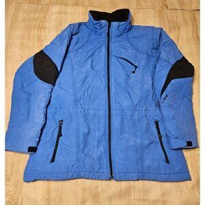 Ll Bean Womens Misses Size L Blue Winter Coat Parka